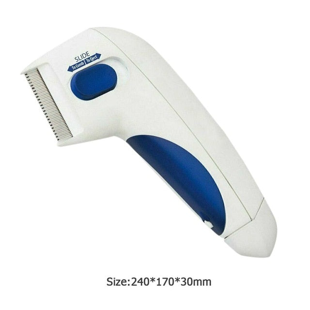 Electronic Lice Comb And Brush For Cleaning Pets