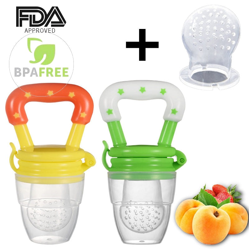 Baby Food Feeder Pacifier Fresh Fruit Feeder Infant Teething Toy Nibbler