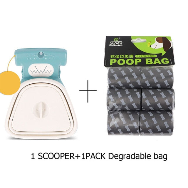 Pet Dog Poop Bag Dispenser Travel Foldable Pooper Scooper