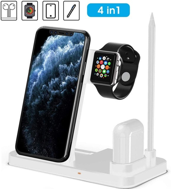 3 in 1 Wireless Charger Stand for iPhone Samsung