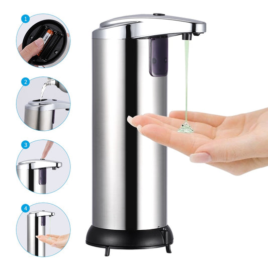 250ml Stainless Steel Automatic Soap Dispenser