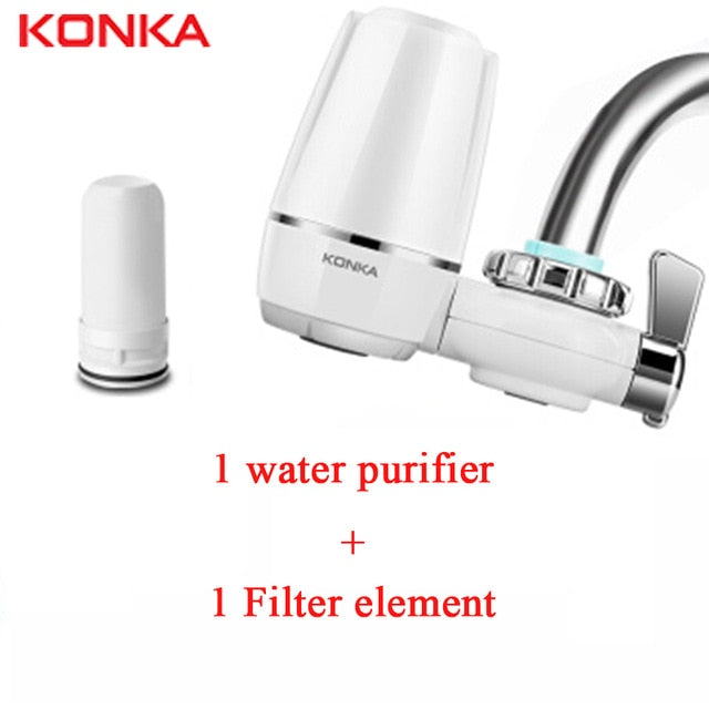 Mini Tap Water Purifier Kitchen Faucet Washable Ceramic Percolator Water Filter