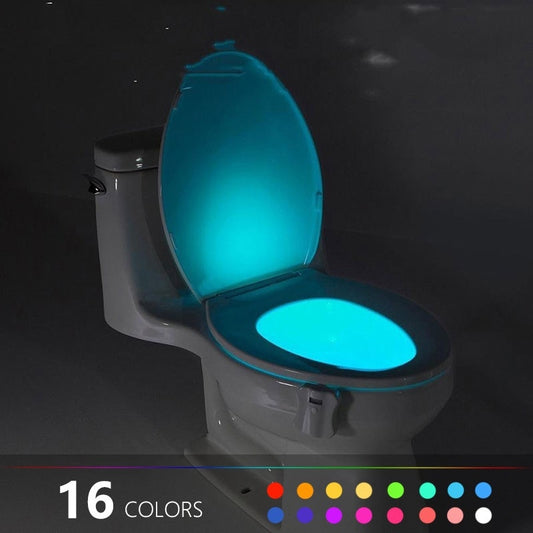 Toilet Sensor Night Lamp Body Sensing Automatic Led Motion Bowl Bathroom Light Waterproof Backlight For Wc Toilet Night Light
