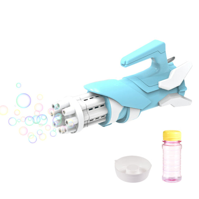 Kids Automatic Gatling Bubble Gun Toys. Summer Soap Water Bubble Machine Best gift for your child